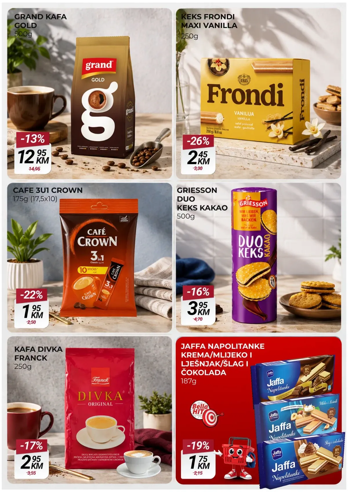 Belamionix katalog – Grand kafa Gold i Frondi keks na sniženju