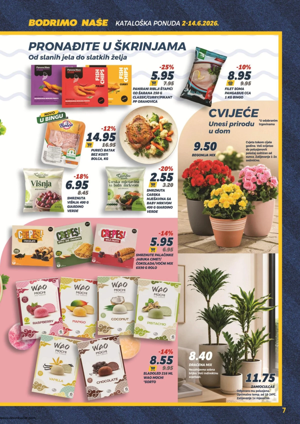 Bingo zamrznuti program cvijeće i biljke