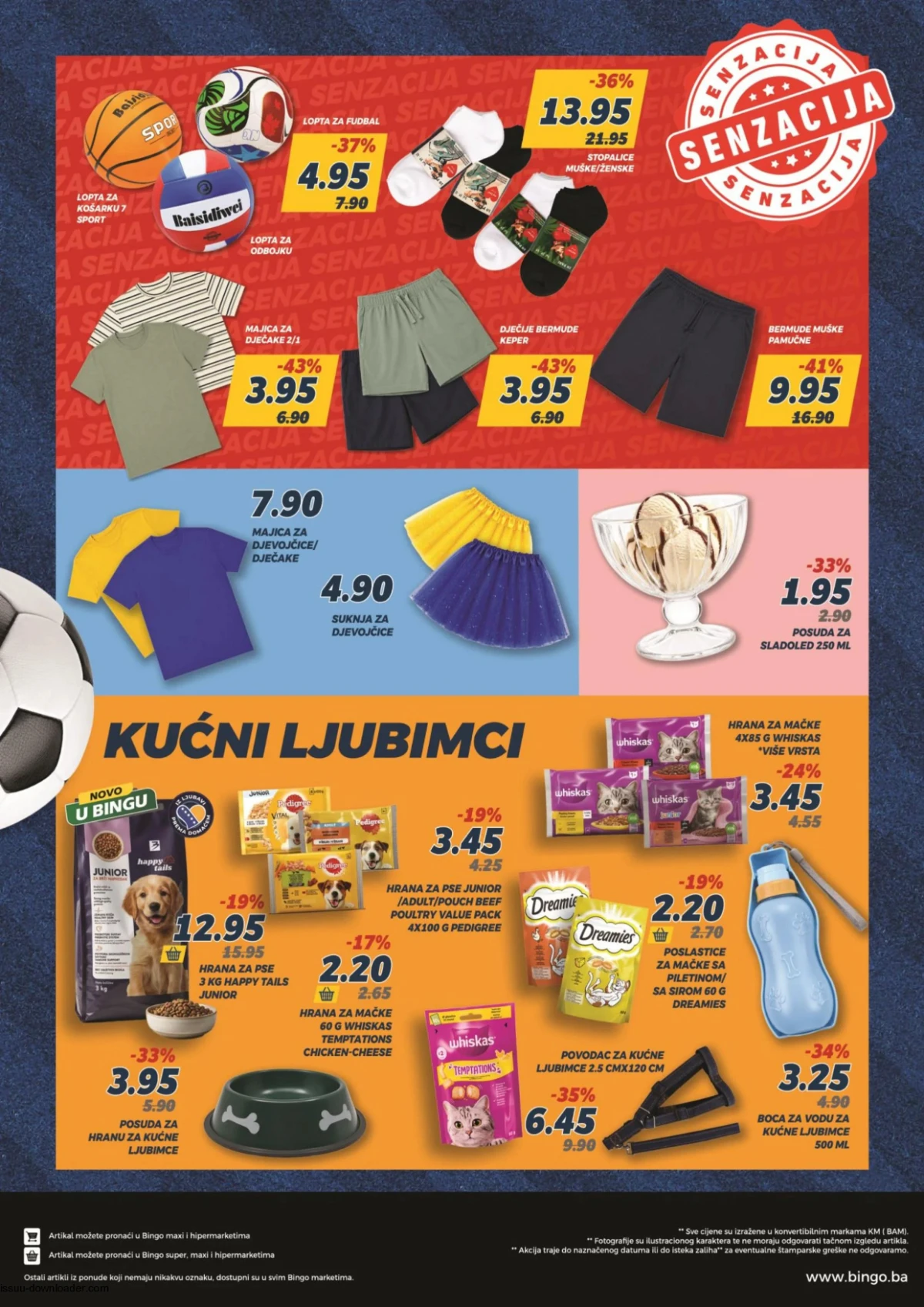 Bingo odjeća sport i kućni ljubimci