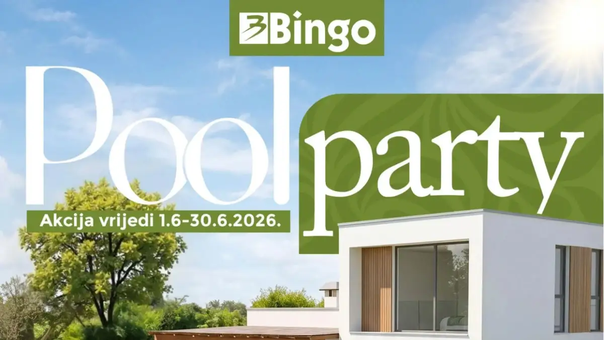 Bingo Pool Party akcija bazeni jacuzzi i oprema za ljeto do 30.06.2026