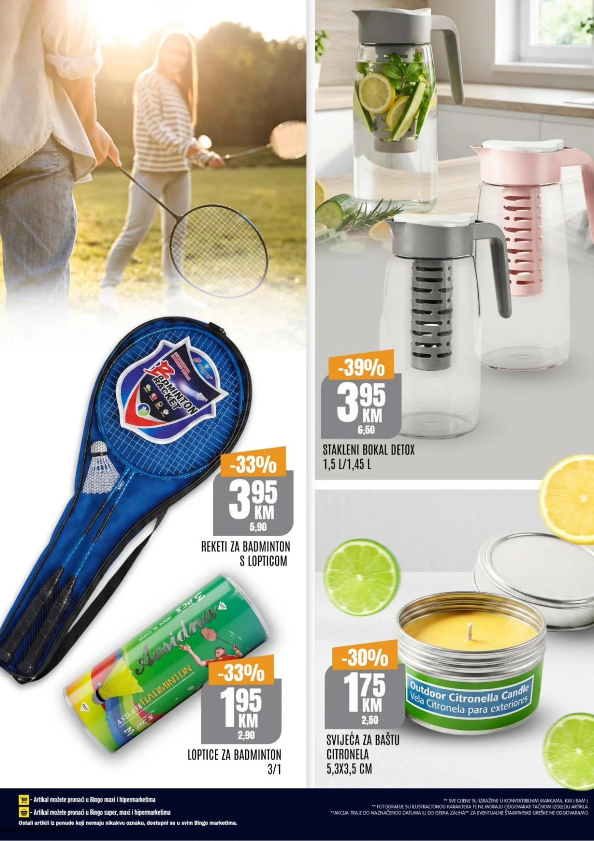 Bingo katalog strana 8 – reketi za badminton, bokali i svijeće