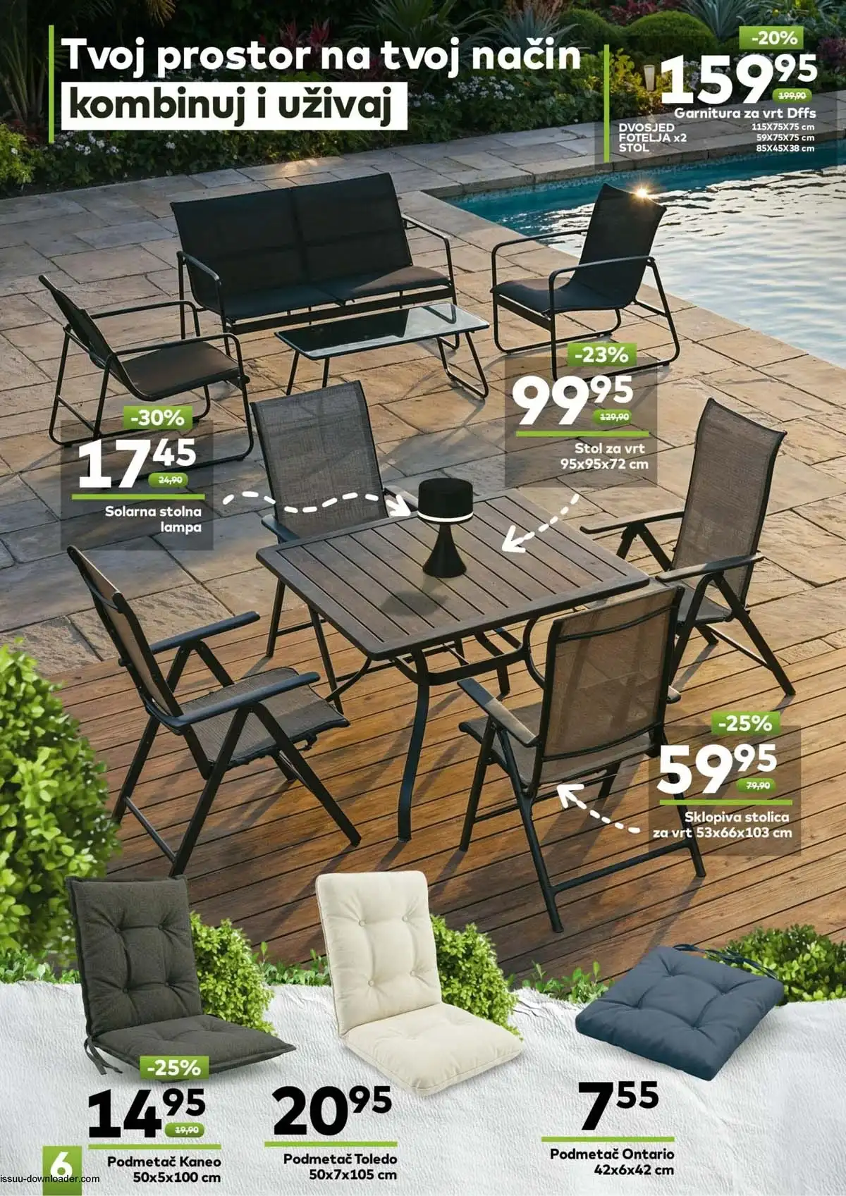 Bingo sniženja do 50% vrt oprema balkon terasa katalog akcija do 20.05.2026 strana 6