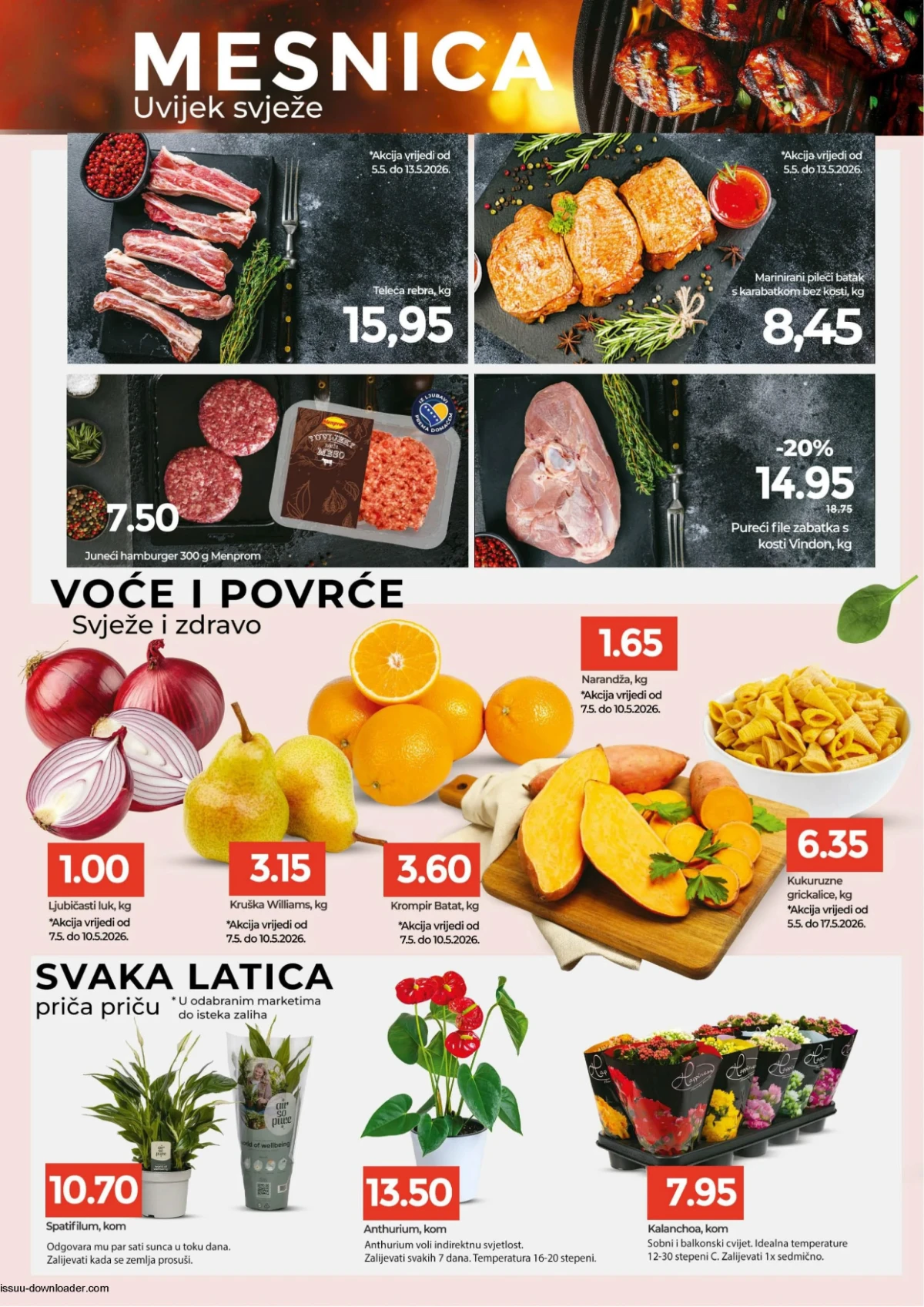 Bingo katalog maj 2026 meso voće povrće sniženja