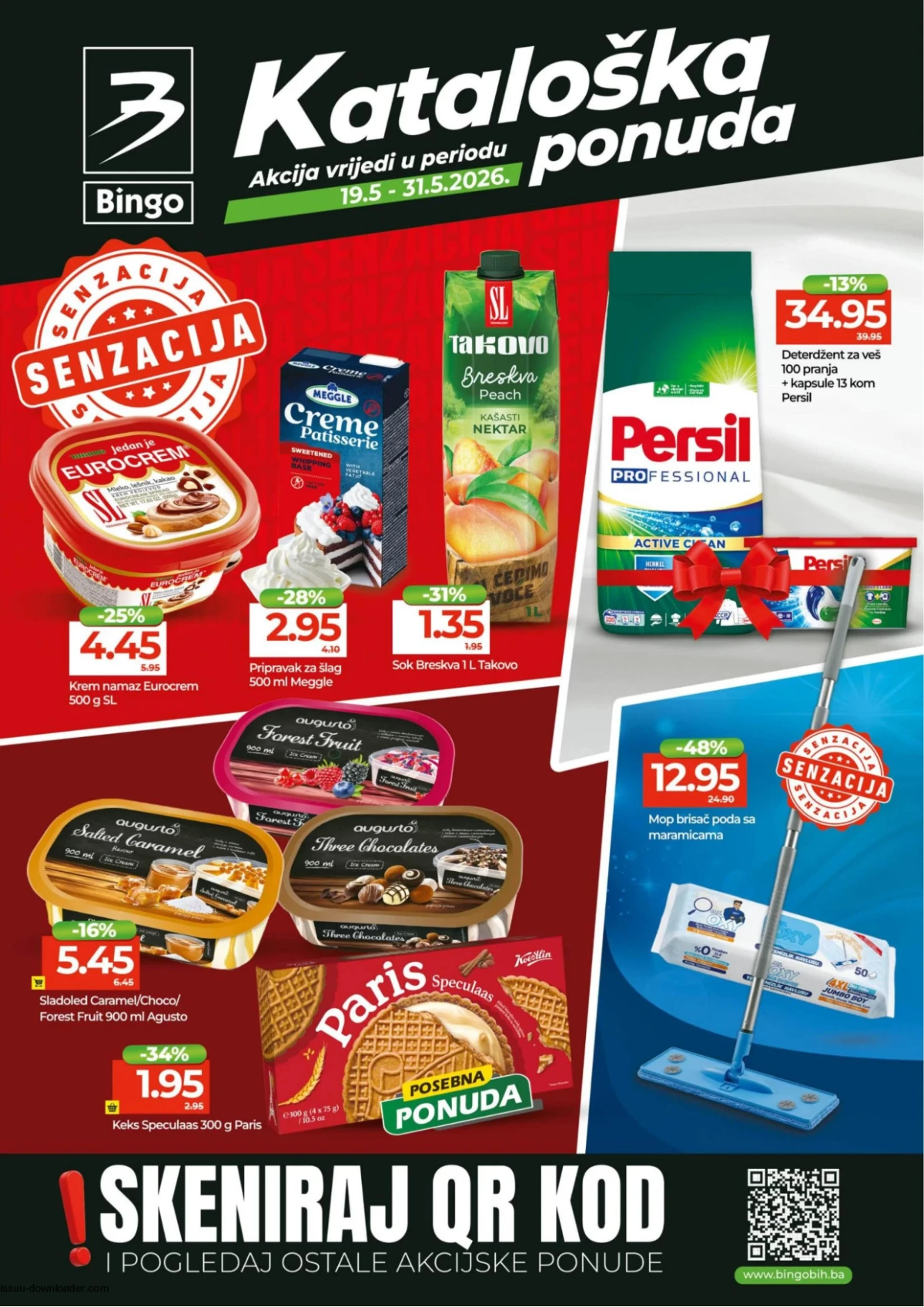 Bingo katalog 19–31.05.2026 sniženja na kafu meso slatkiše pića i kućnu hemiju
