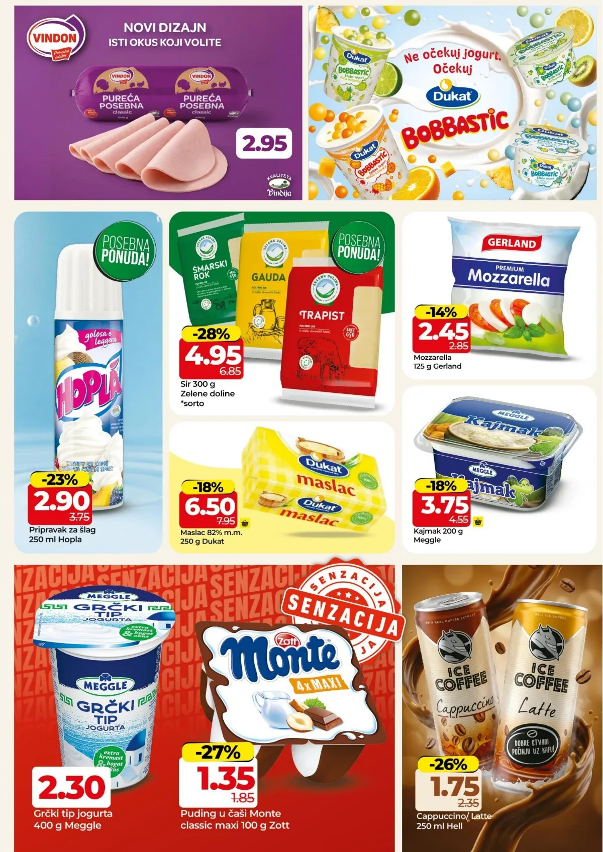 Bingo katalog do 30.08.2026. – mliječni proizvodi, sirevi, maslac, kajmak i deserti