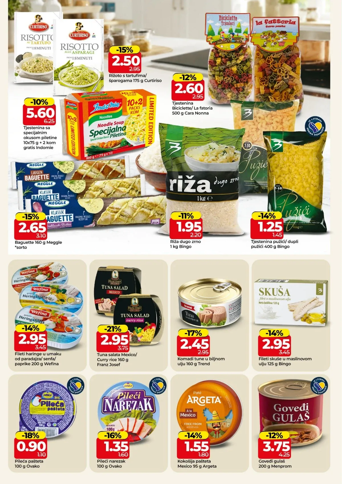 Bingo katalog do 30.08.2026. – tjestenina, riža, tuna, paštete i gotovi proizvodi