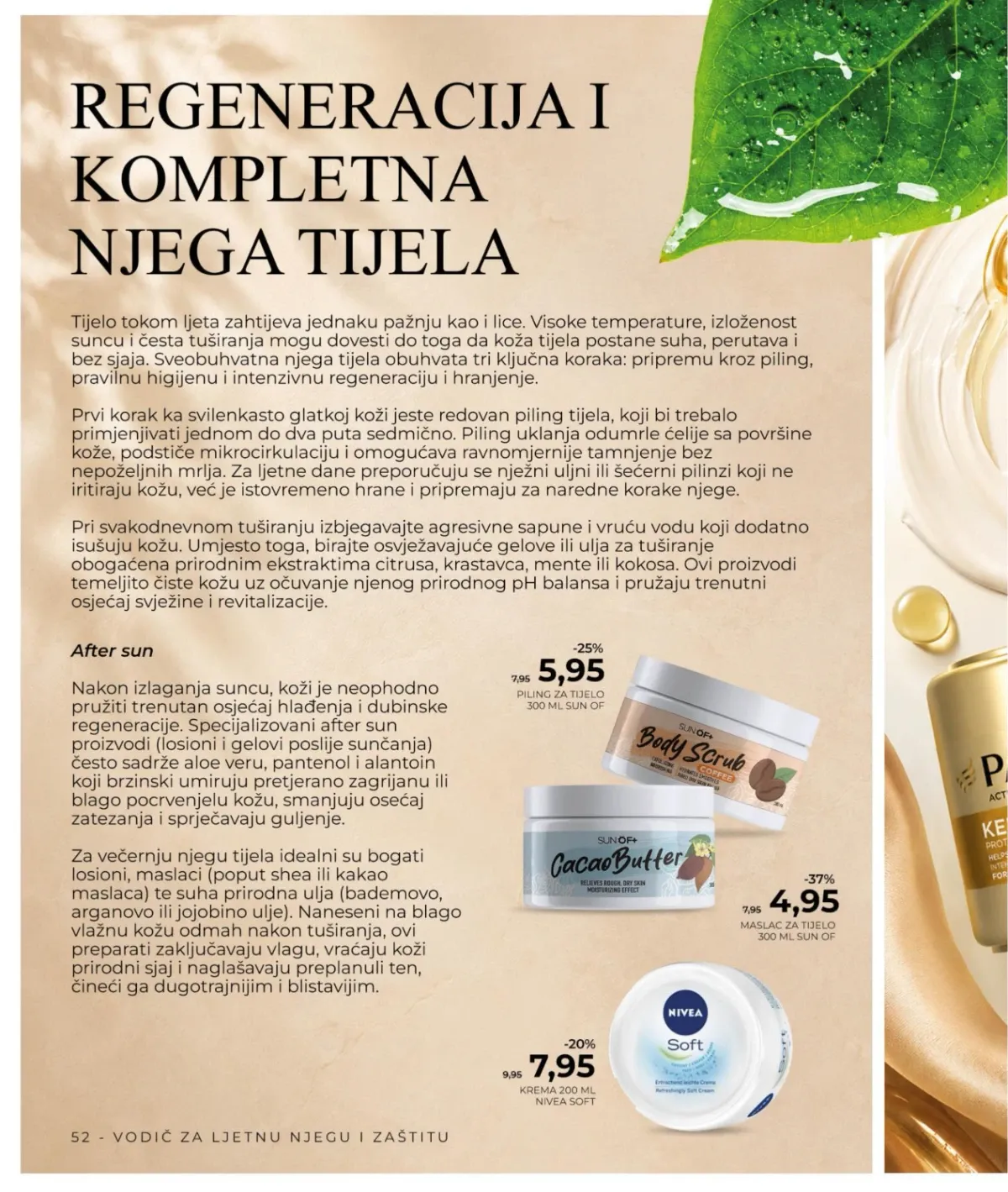 Bingo Magazin+ do 01.09.2026. – Sun OF piling i maslac za tijelo te Nivea Soft krema