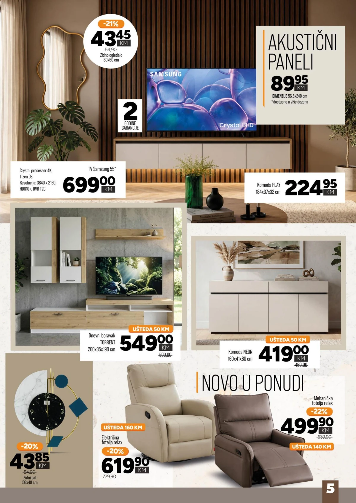 Bingo katalog - ugaone garniture i namještaj za dnevni boravak