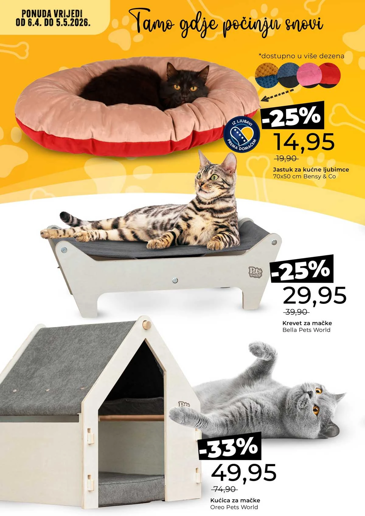 Bingo Waw Maw katalog strana 4 – akcijska ponuda hrane i opreme za ljubimce