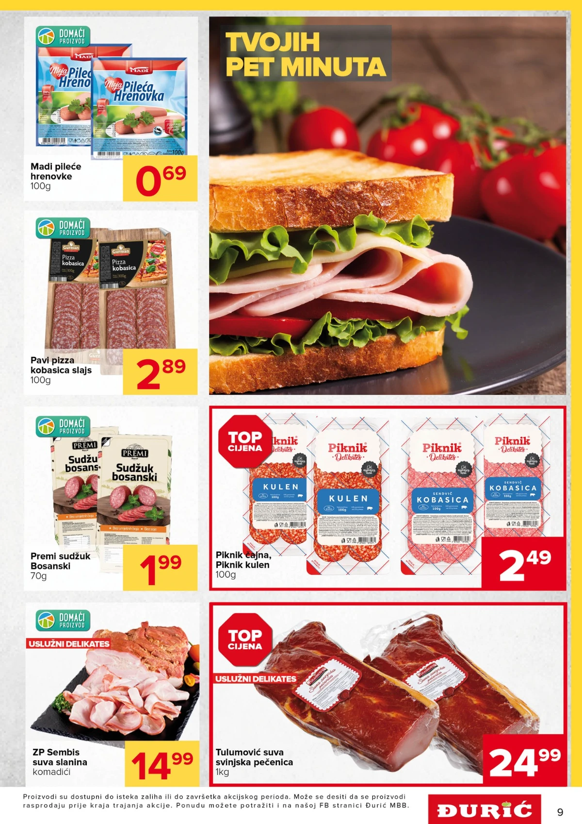Đurić katalog akcija 21.05–03.06.2026 – prehrana, piće i kućne potrepštine na sniženju