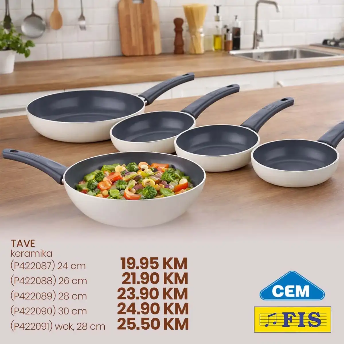 FIS akcija keramičke šerpe i tave sniženje april 2026 strana 2