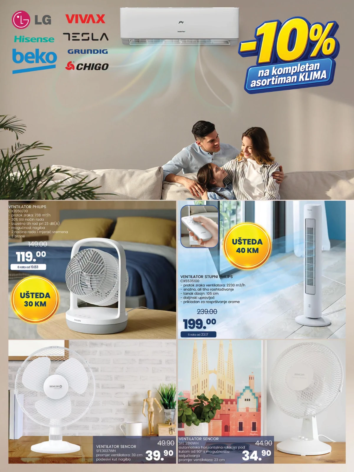 FIS ventilatori i klima uređaji akcija