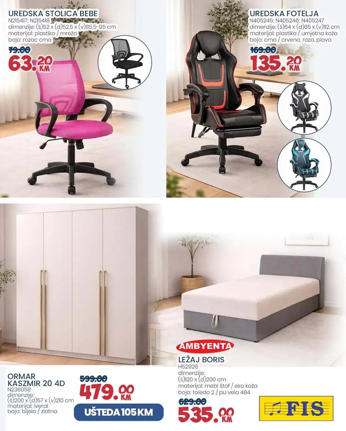 FIS akcija mali kućanski aparati i oprema za dom sniženja