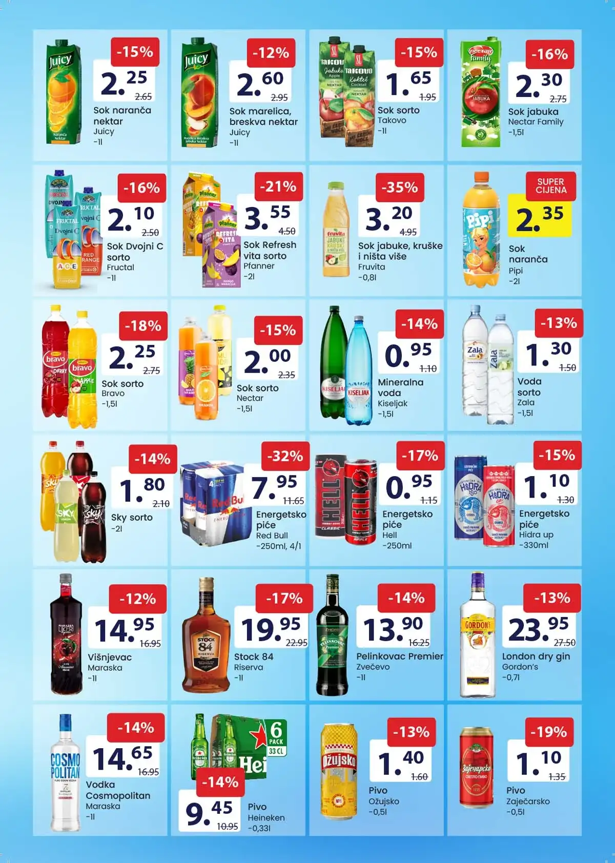 FIS katalog akcija – proizvodi prehrane i hemije na sniženju