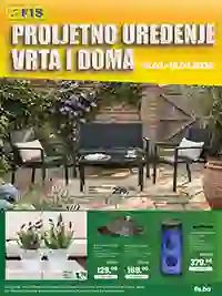 FIS katalog proljetno uređenje vrta i doma – akcijske cijene do 19.04.2026