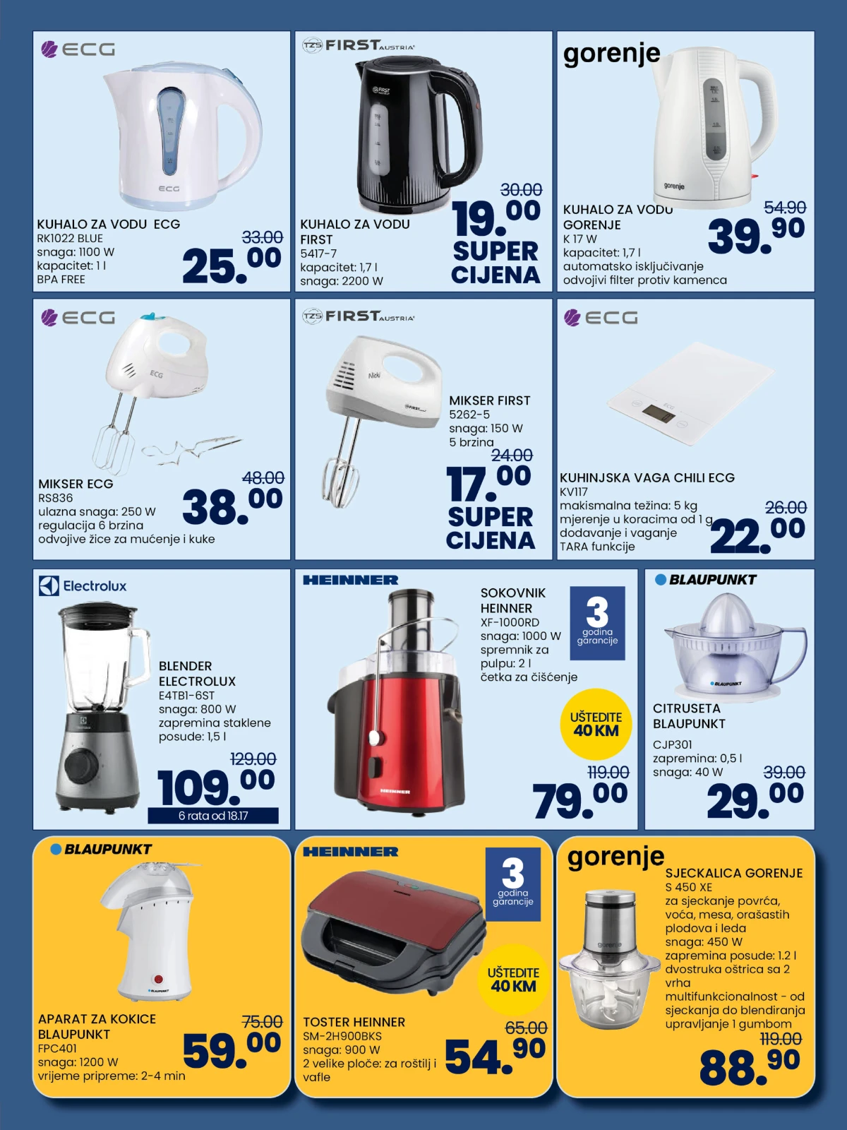 FIS katalog do 14.09.2026. – kuhala, mikseri, blenderi, sokovnici, tosteri i sjeckalice