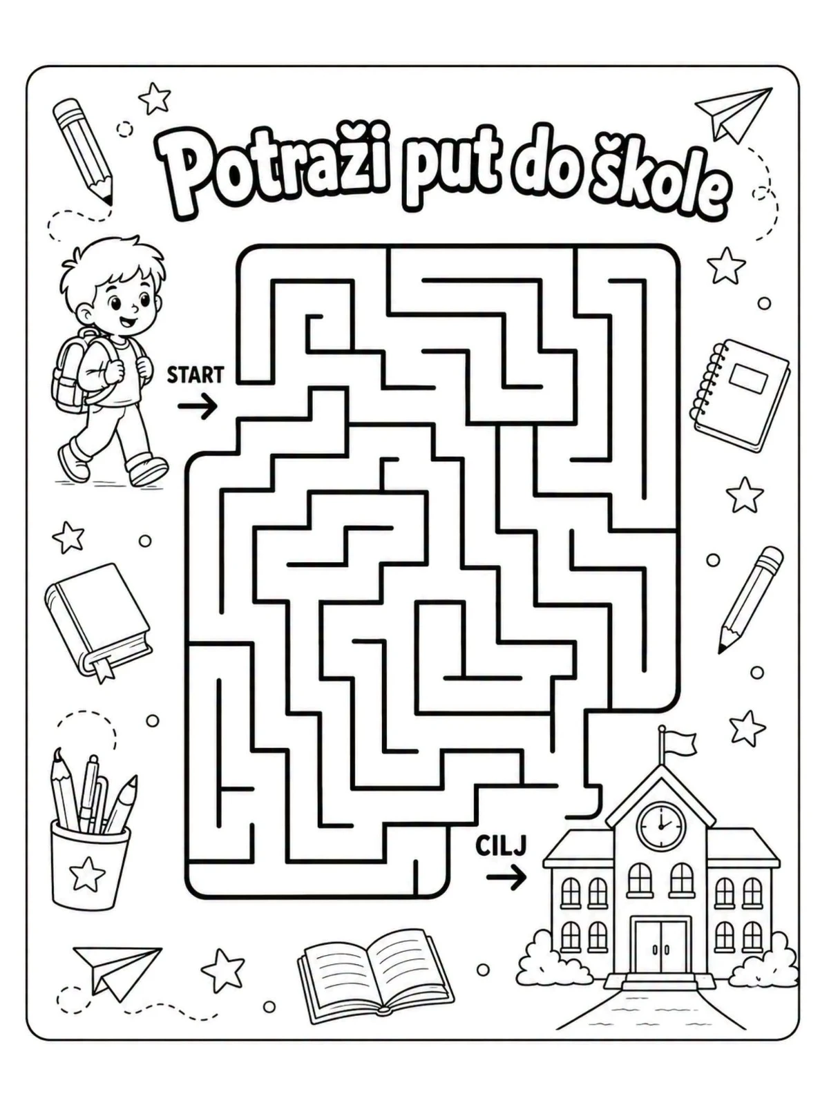 FIS Back to School do 13.09.2026. – zabavni labirint Potraži put do škole za najmlađe