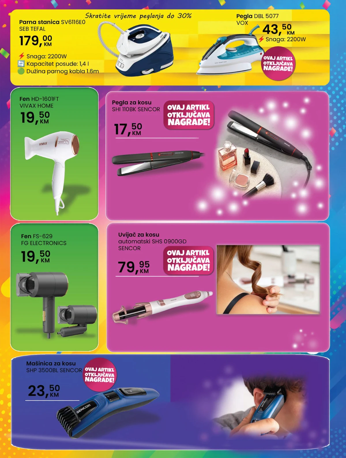 Fortuna Home katalog pegla fen i uređaji za njegu