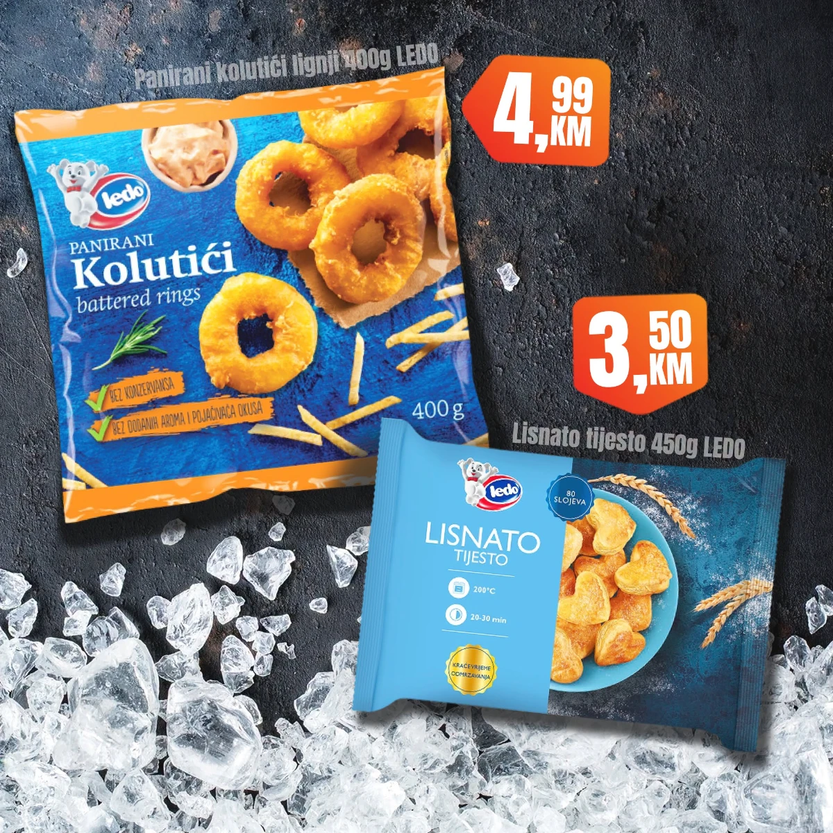 Fortuna Market vikend akcija strana 4 – Ledo panirani kolutići lignji i lisnato tijesto