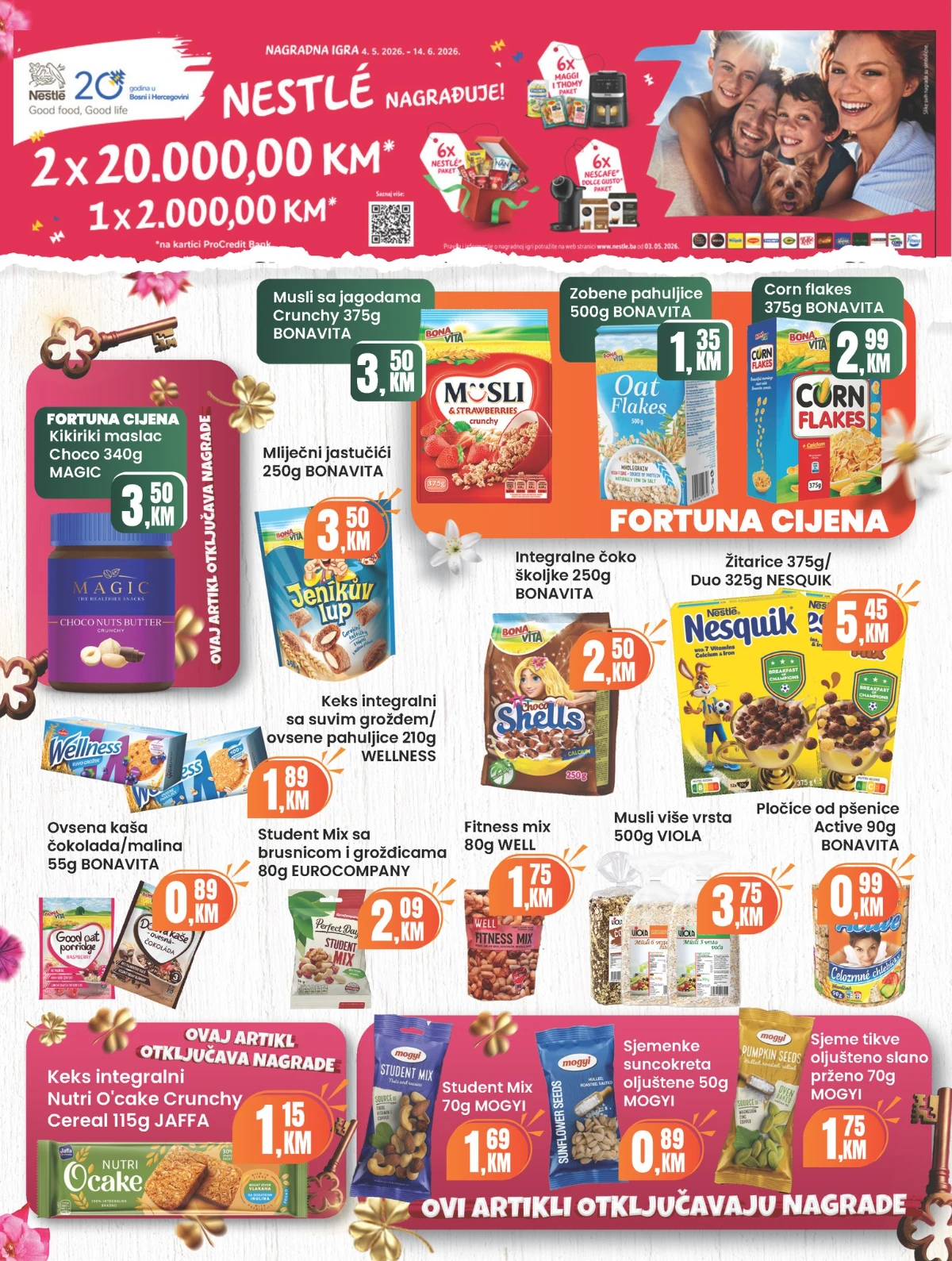 Fortuna katalog akcija do 30% – prehrana i proizvodi za domaćinstvo (strana 15)
