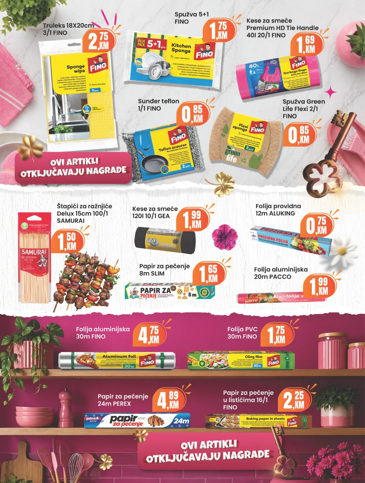 Fortuna katalog akcija do 30% – prehrana i proizvodi za domaćinstvo (strana 33)