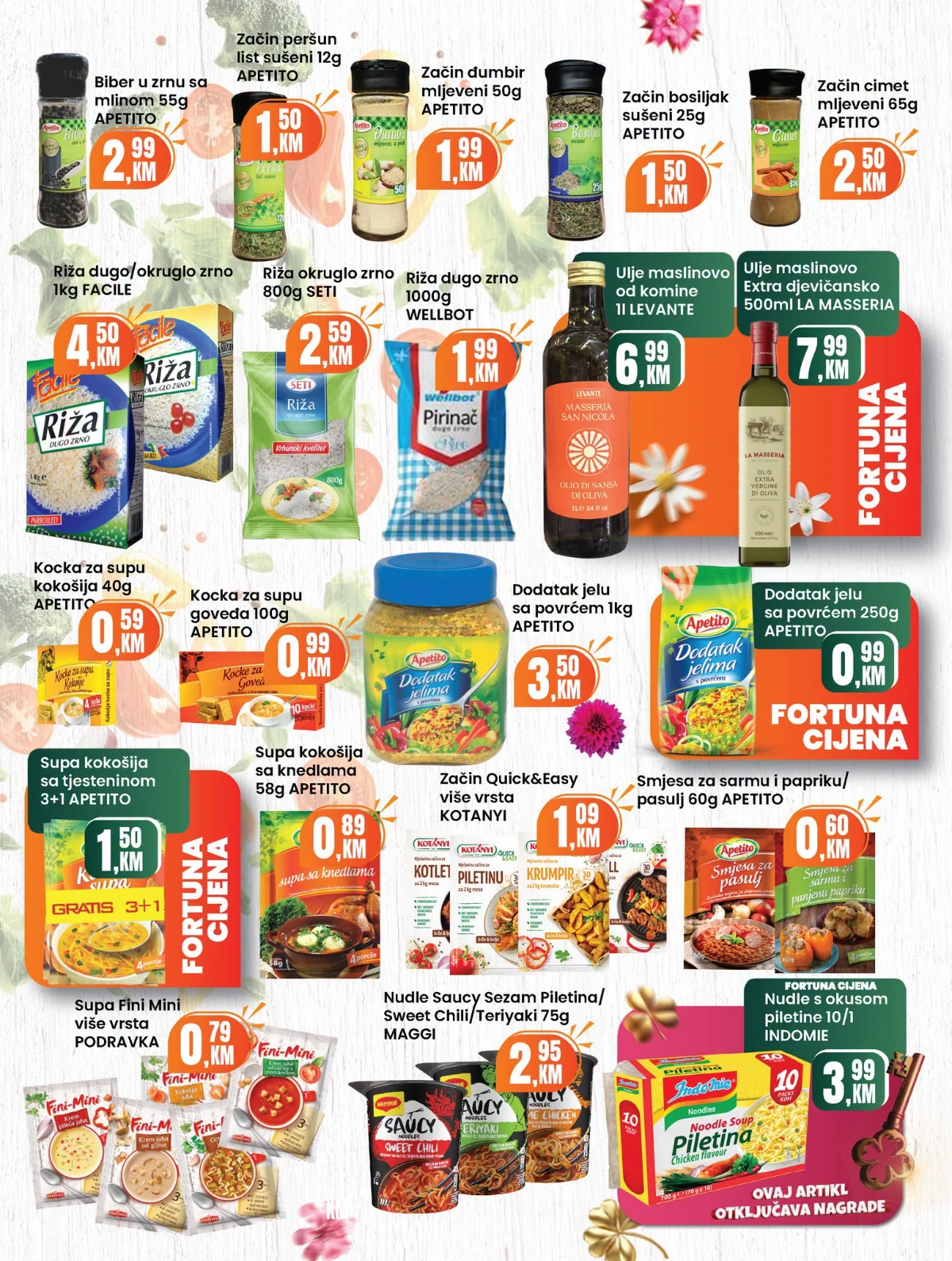 Fortuna katalog akcija do 30% – prehrana i proizvodi za domaćinstvo (strana 12)