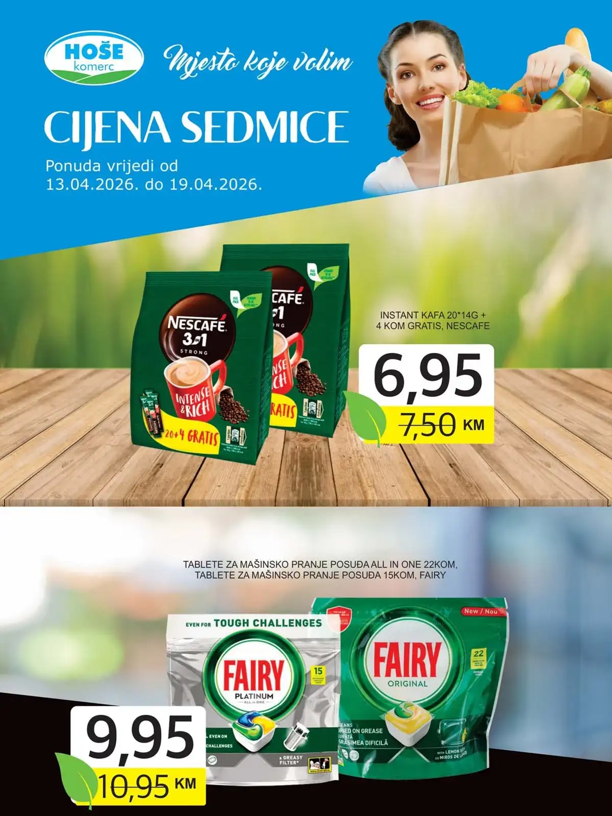 Hoše komerc cijena sedmice sniženja i popusti do 19. aprila 2026