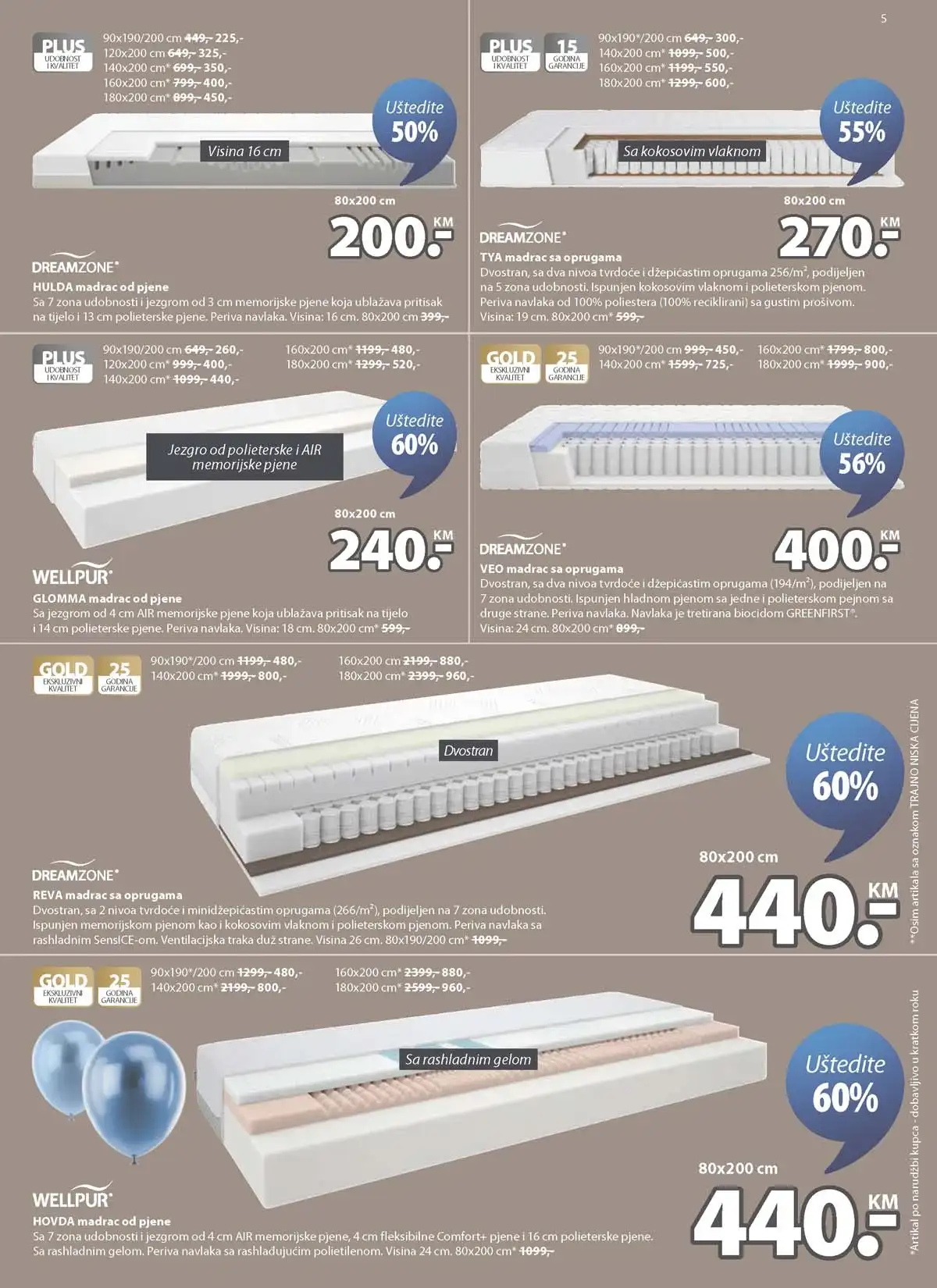 JYSK rođendanska akcija katalog sniženja namještaja i opreme za dom – strana 5 – do 28.04.2026