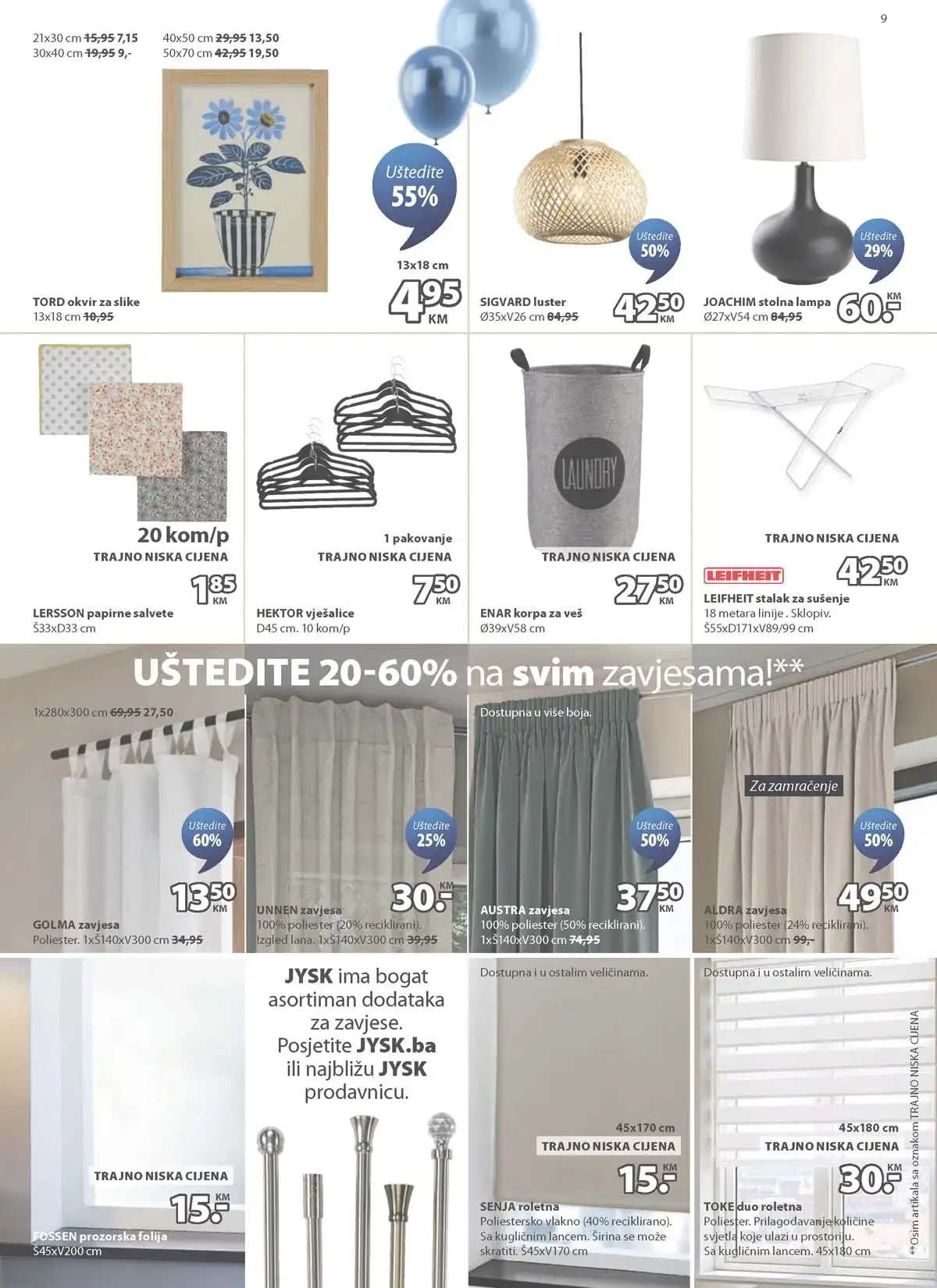 JYSK rođendanska akcija katalog sniženja namještaja i opreme za dom – strana 9 – do 28.04.2026