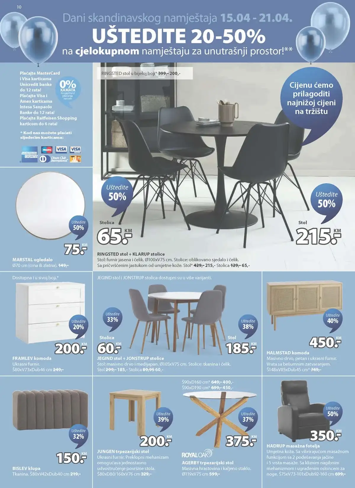 JYSK rođendanska akcija katalog sniženja namještaja i opreme za dom – strana 10 – do 28.04.2026