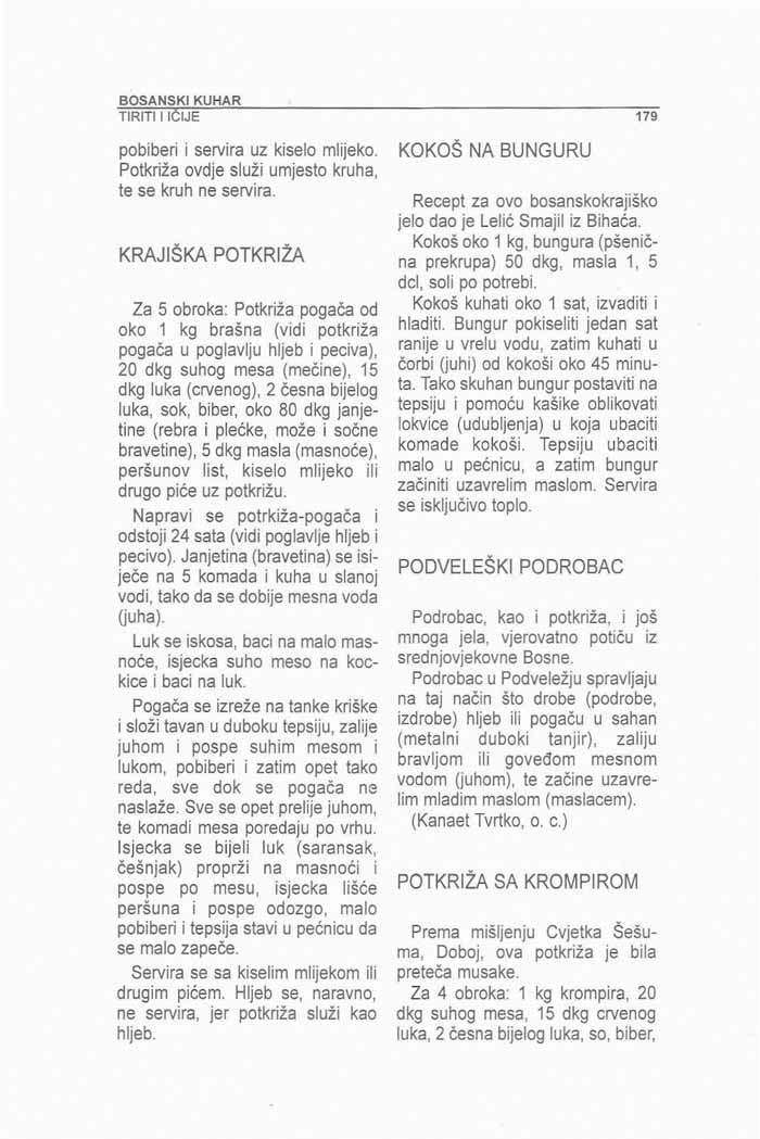 Recepti Bosanski kuhar  Alija Lakišić