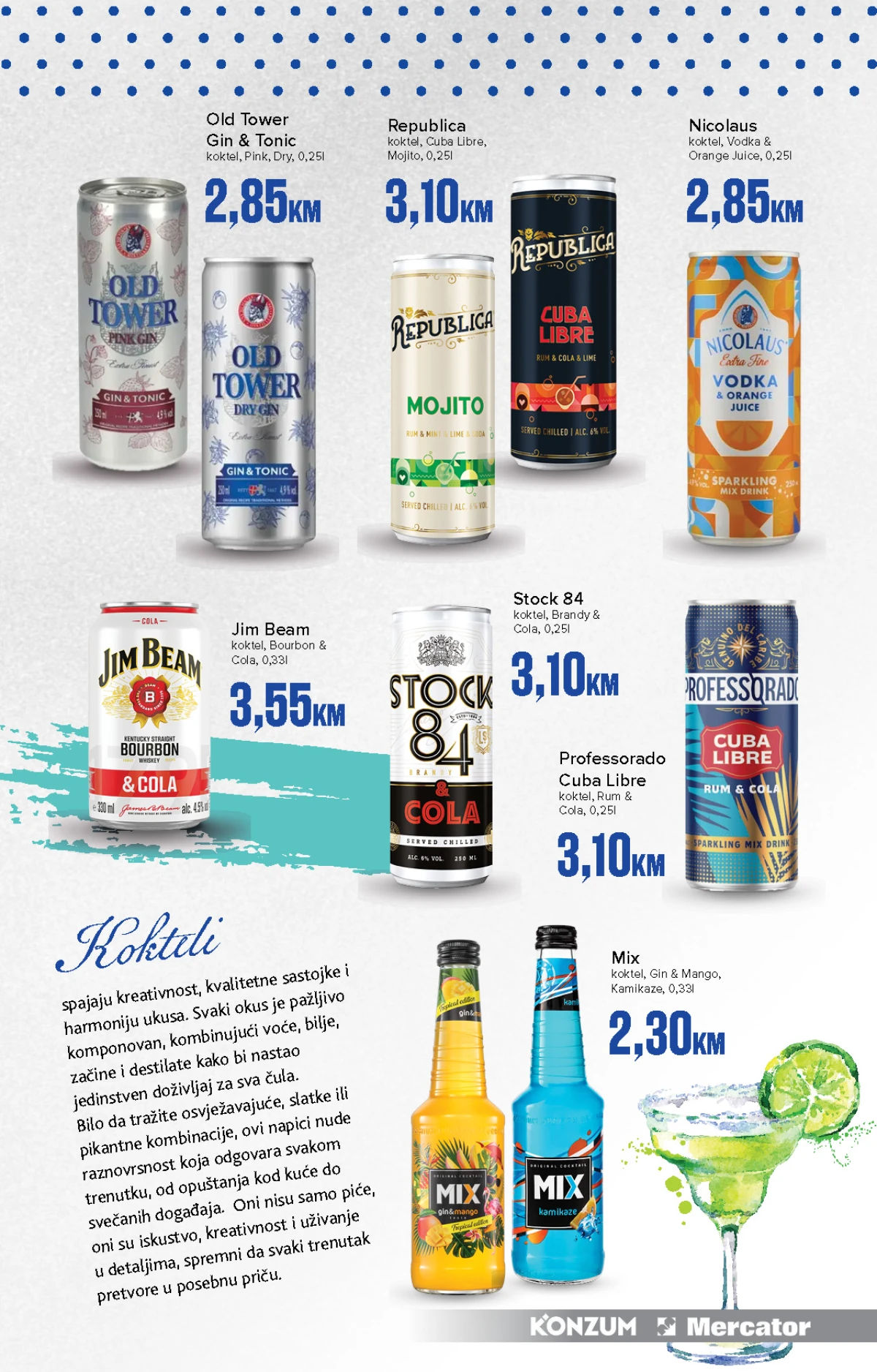 Old Tower, Republica, Nicolaus i Mix kokteli
