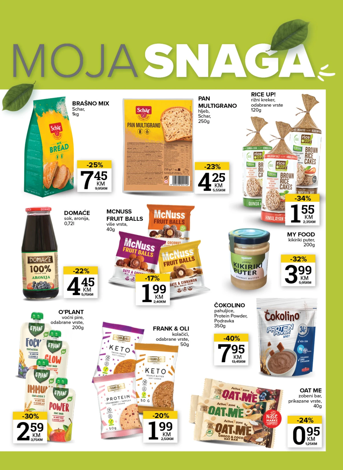 Konzum i Mercator suhomesnati proizvodi i kolači na akciji