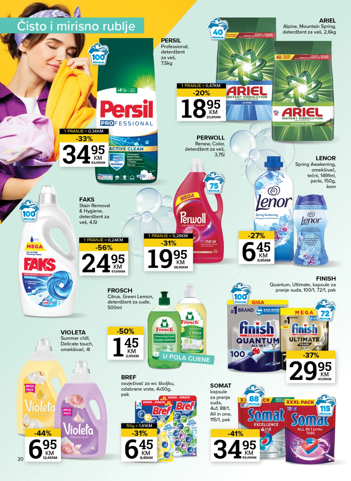 Konzum i Mercator smrznuti proizvodi i sladoled na akciji