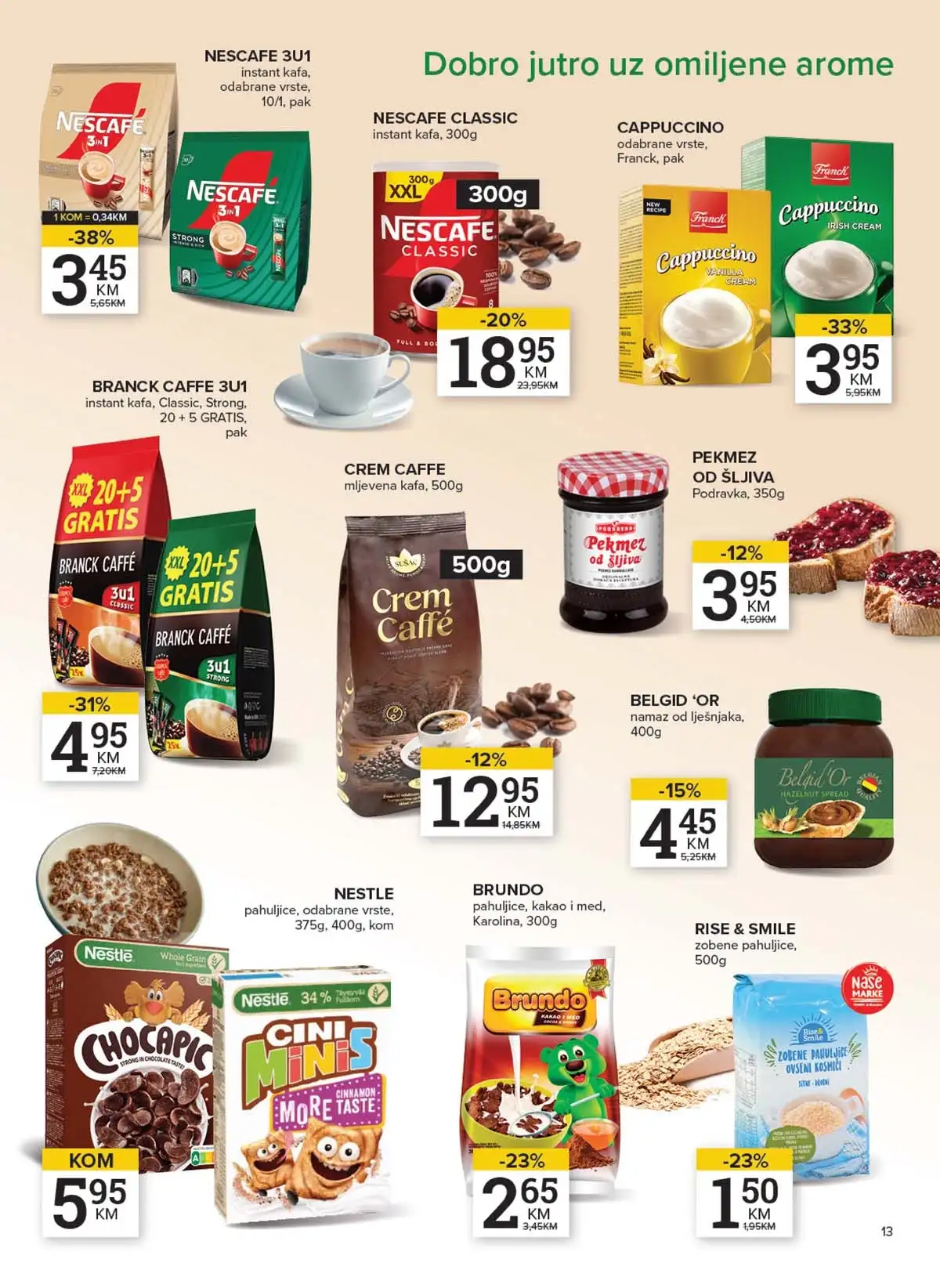 Konzum i Mercator akcija katalog sniženja do 04. aprila 2026 – strana 13