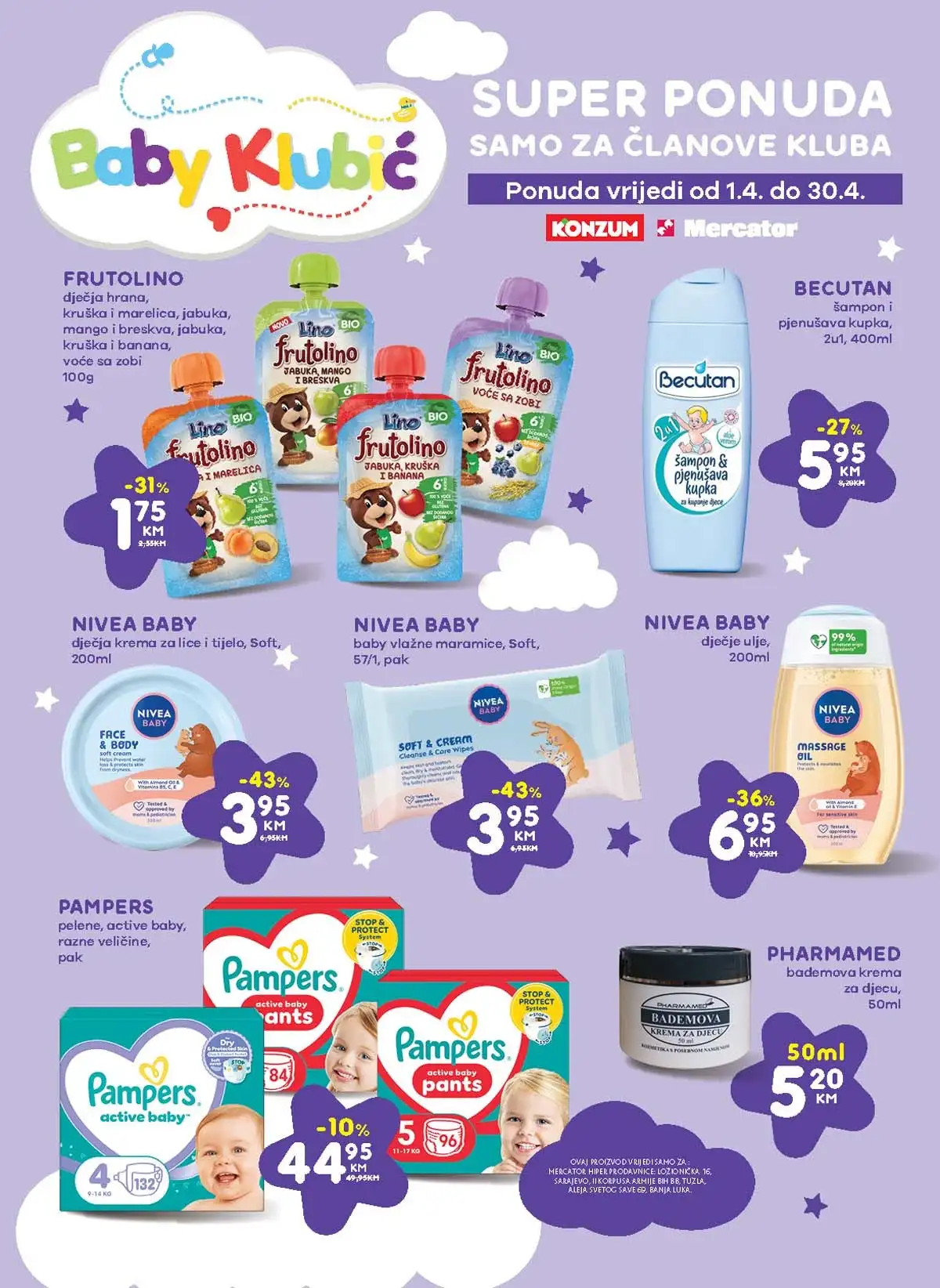 Konzum i Mercator akcija katalog sniženja do 20. aprila 2026 – strana 20