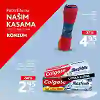 Konzum i Mercator akcija sniženja na kasama do 19.04.2026