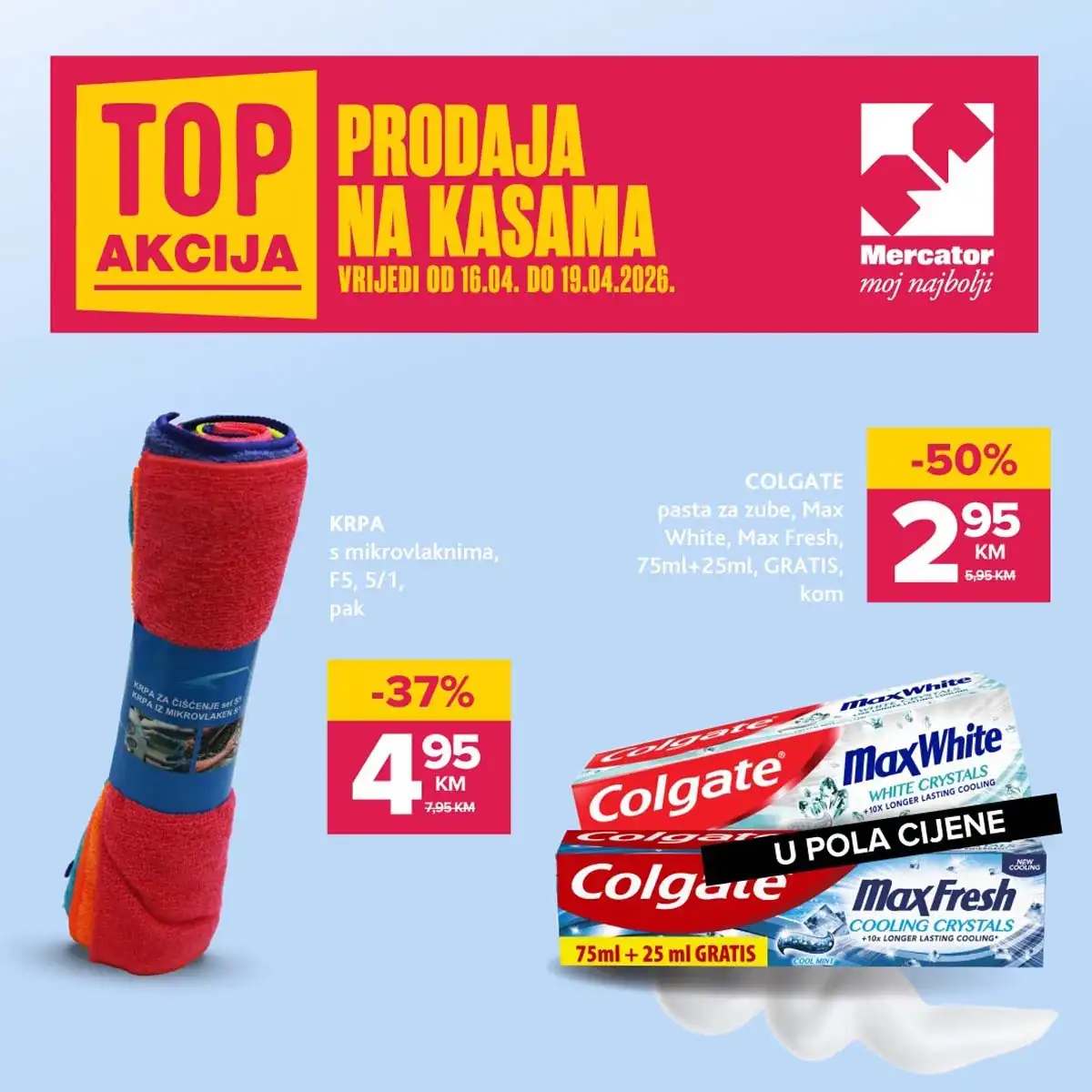 konzum sniženja na kasama