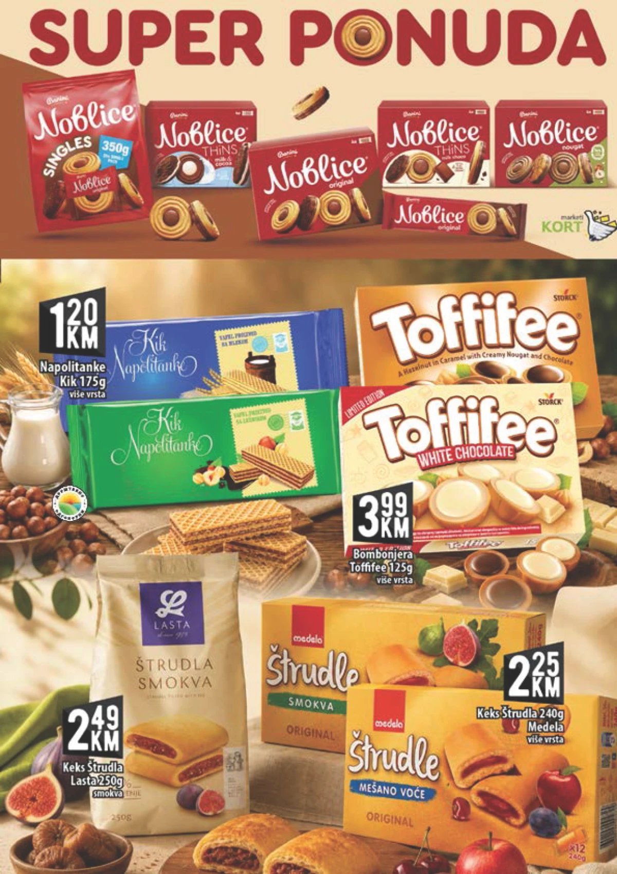 Kort katalog kafa i slatki program Kort akcija – Grand kafa, Plazma i Nutella po sniženim cijenama