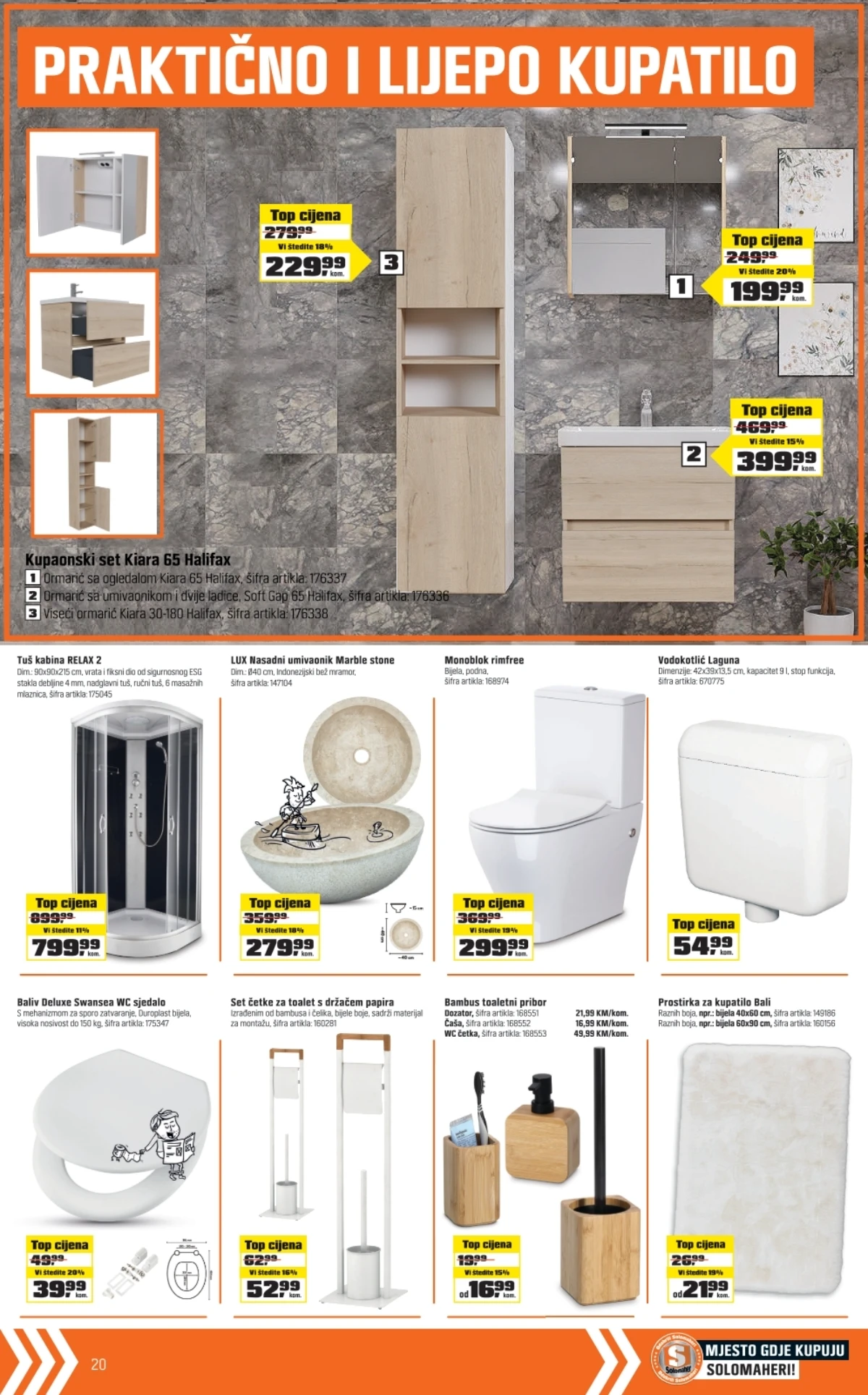 OBI katalog maj 2026 strana 20 – laminati, podovi i podne obloge na akciji