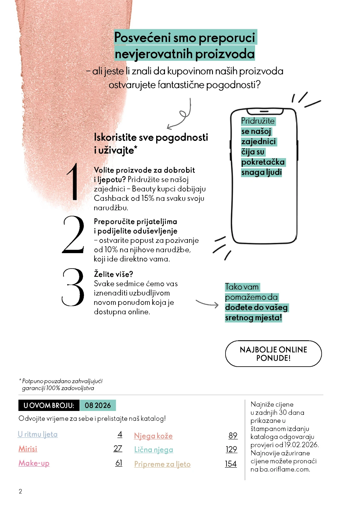 Oriflame akcija do 23. juna 2026 strana 2 katalog