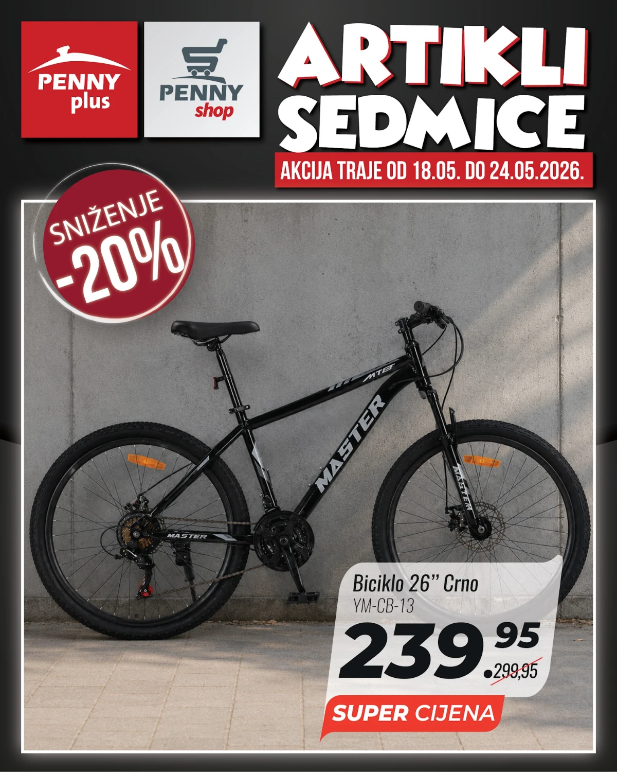 Penny katalog strana 5 – Master bicikla 26 inča na akciji