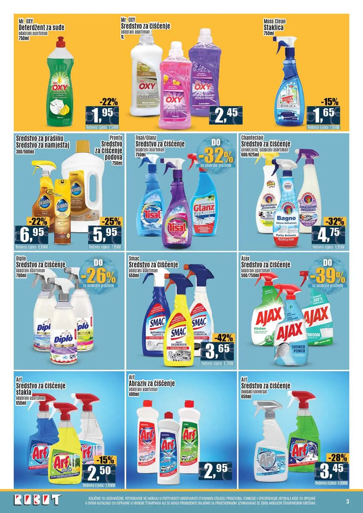 Robot katalog sniženja do 42 posto sredstva za čišćenje april 2026 strana 3