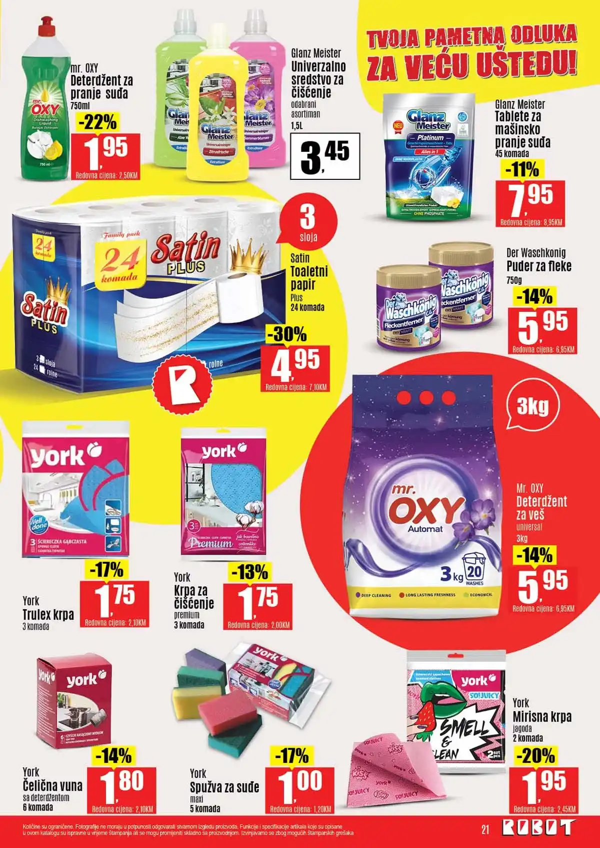 Robot katalog sniženja do 41 posto prehrambeni proizvodi april 2026 strana 21