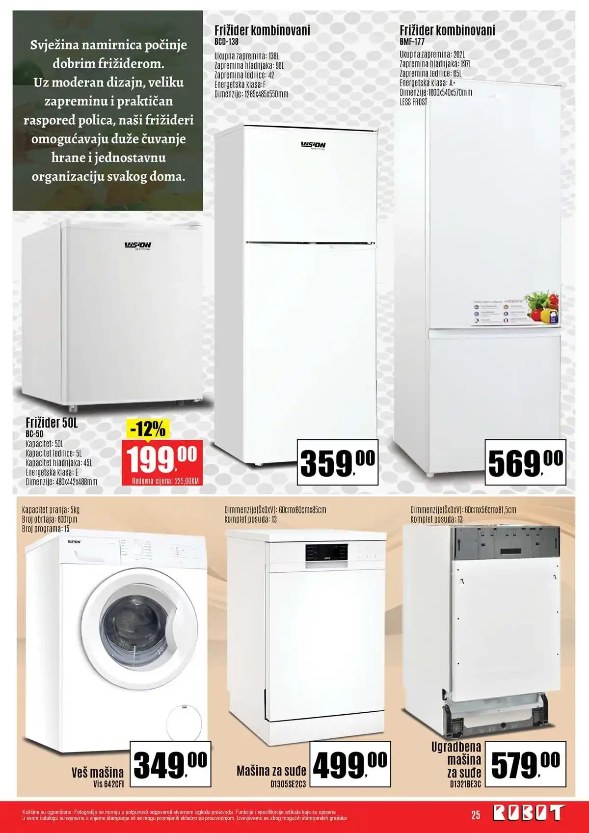 Robot katalog sniženja do 41 posto prehrambeni proizvodi april 2026 strana 25