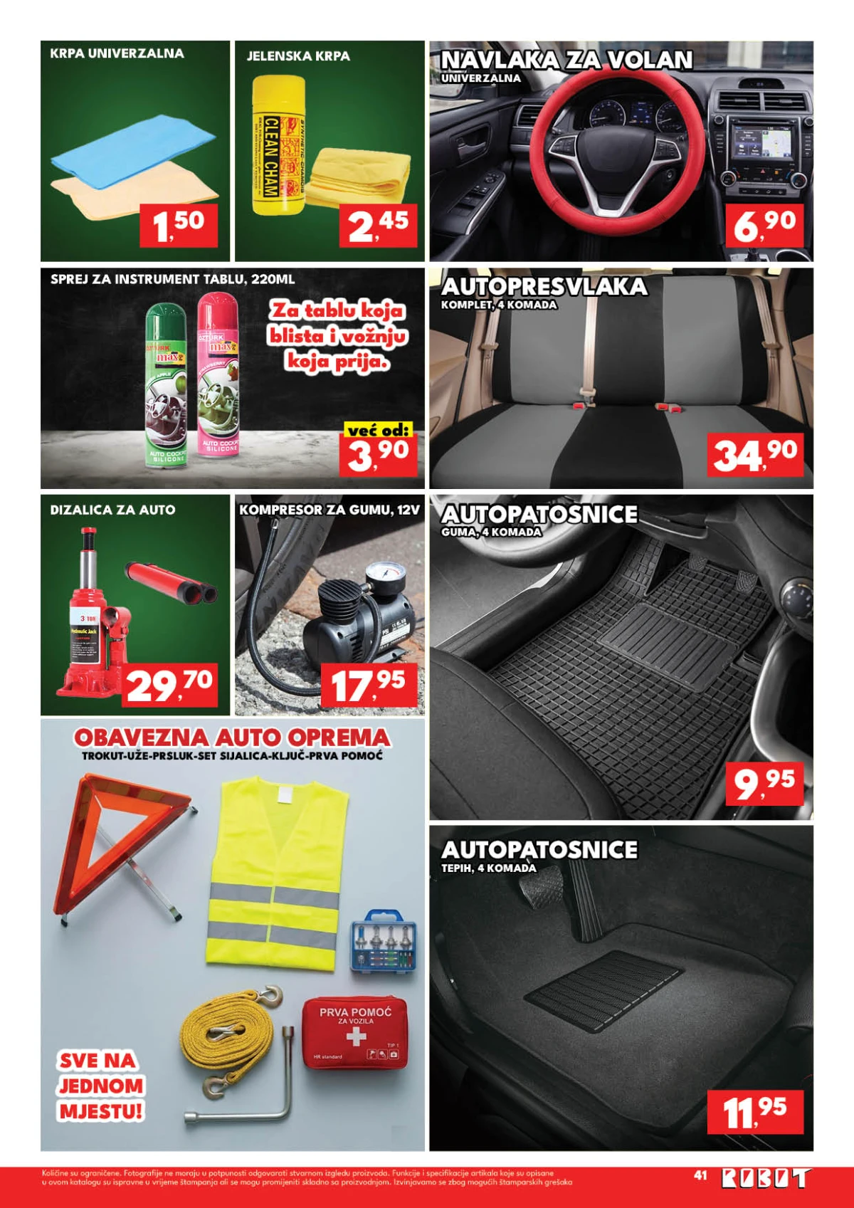 Robot katalog maj 2026 strana 41 dekoracija doma rasvjeta i oprema akcija BiH
