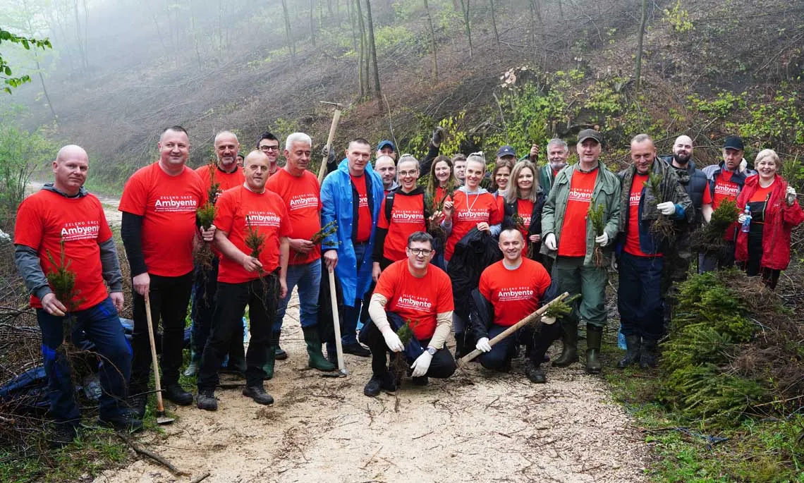 FIS proveo akciju pošumljavanja  „Zeleno srce Ambyente“