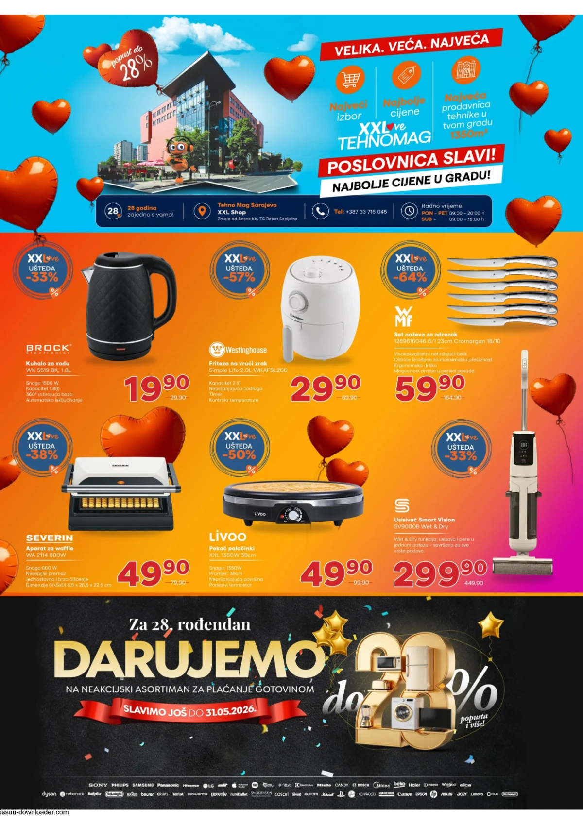 Tehnomag završna XXL Love ponuda i dodatna sniženja do 31.05.2026