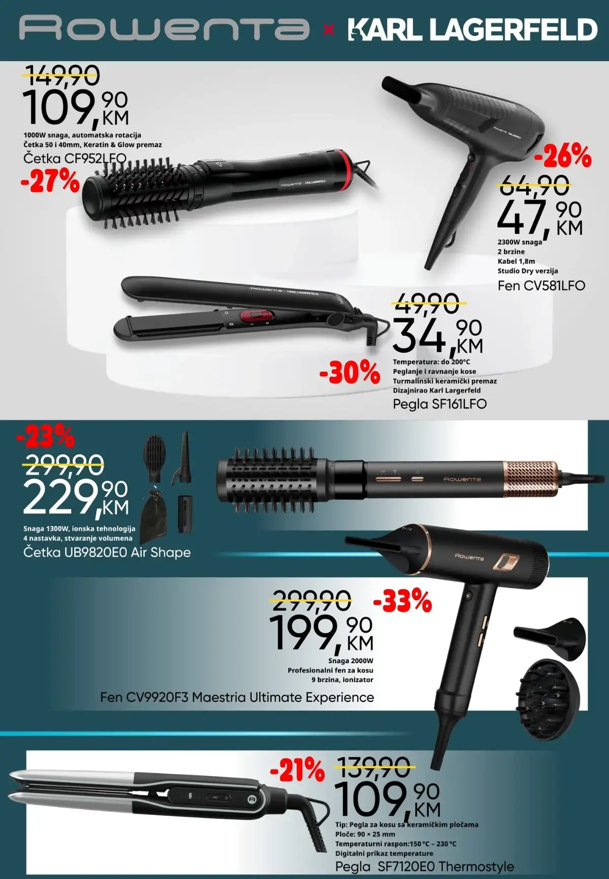 Mobilmedia katalog sniženja aparati za kosu i bradu do 50% Remington Rowenta Philips strana 3