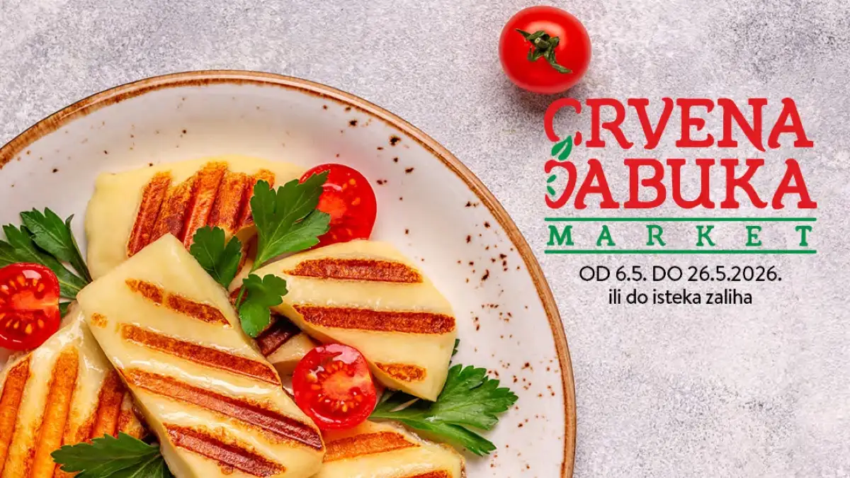 Crvena Jabuka katalog sniženja do 33 posto prehrana delikatese i kućni proizvodi do 26.05.2026
